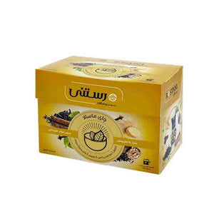 شاي ماسالا، عبوة تحتوي على 14 كيس شاي. شاي ماسالا، عبوة تحتوي على 14 كيس شاي.